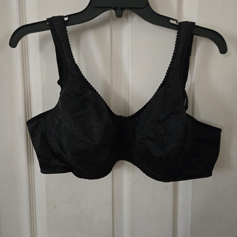 Playtex Black Underwire Full Coverage Bra